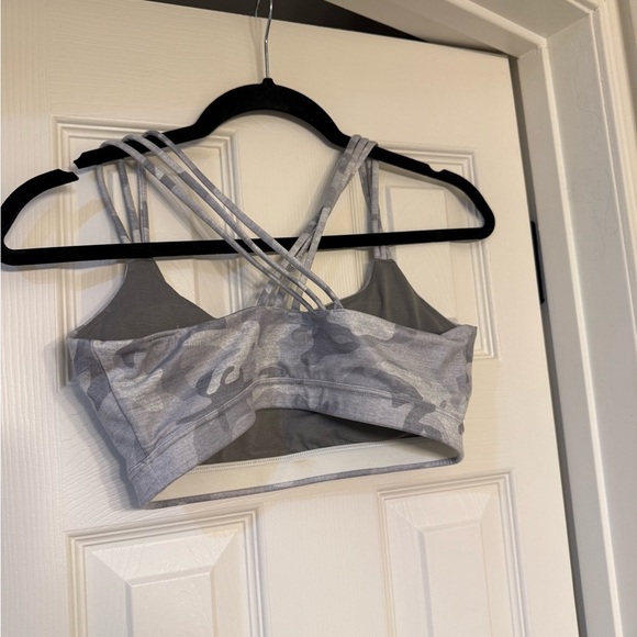 Gap Work Out Grey Camo Sports Bra And Matching Leggings Size S - Picture 3 of 10